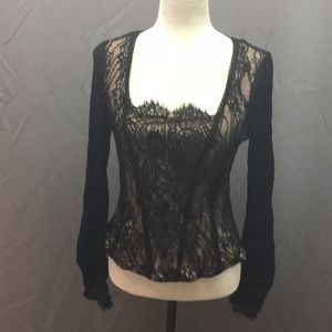 Kay Celine Long Sleeve Corset Style Top
